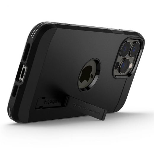 Чехол Spigen Tough Armor Black для iPhone 13 Pro (ACS03277)