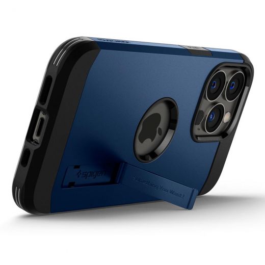 Чохол Spigen Tough Armor Navy Blue для iPhone 13 Pro (ACS03279)