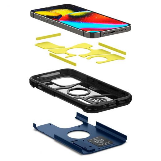 Чохол Spigen Tough Armor Navy Blue для iPhone 13 Pro (ACS03279)