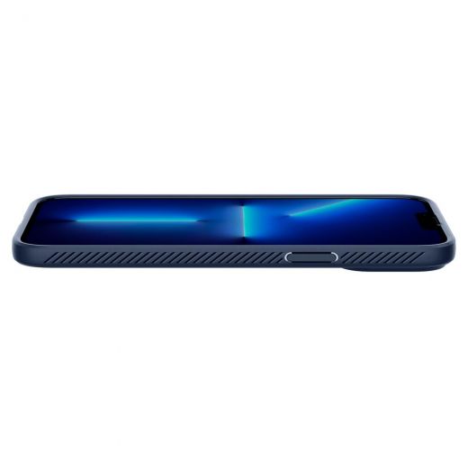 Чехол Spigen Liquid Air Navy Blue для iPhone 13 Pro (ACS03259)