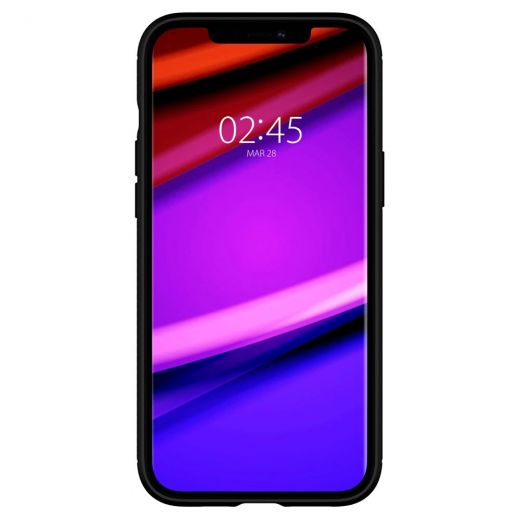 Чохол Spigen Rugged Armor Matte Black для iPhone 12 | 12 Pro (ACS01700)