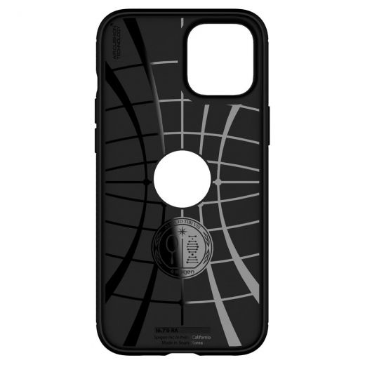 Чохол Spigen Rugged Armor Matte Black для iPhone 12 | 12 Pro (ACS01700)
