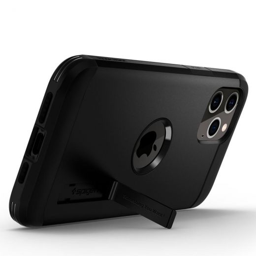 Чехол Spigen Tough Armor Black для iPhone 12 | 12 Pro (ACS01710)