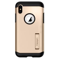 Чохол Spigen Slim Armor Champagne Gold для iPhone XS Max