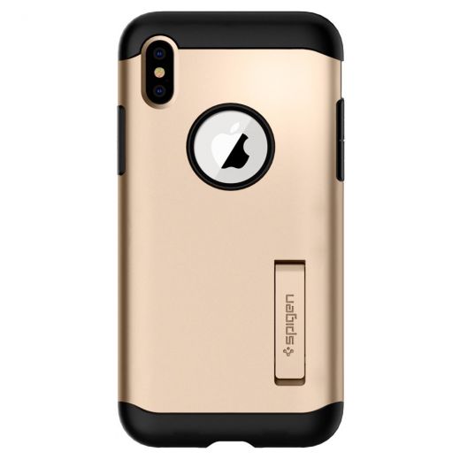 Чехол Spigen Slim Armor Champagne Gold для iPhone XS Max