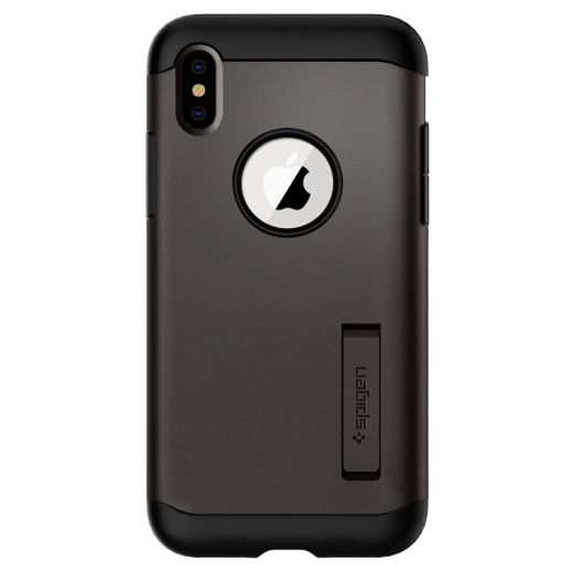Чохол Spigen Slim Armor Gunmetal для iPhone XS Max