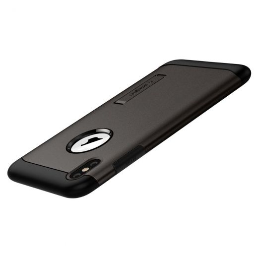 Чохол Spigen Slim Armor Gunmetal для iPhone XS Max