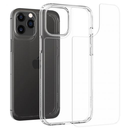 Чехол Spigen Quartz Hybrid Crystal Clear для iPhone 12 Pro Max (ACS01621)
