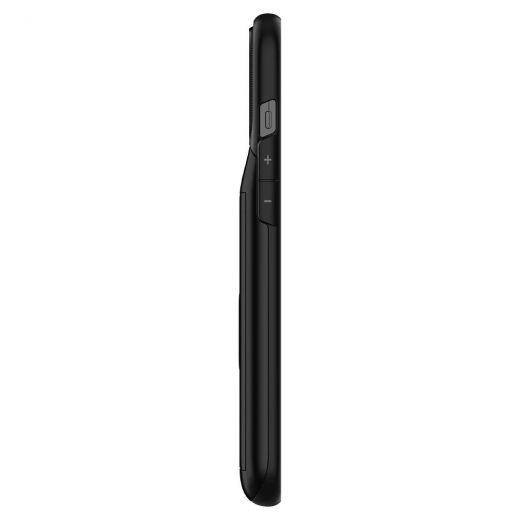 Чохол Spigen Slim Armor Wallet Black для iPhone 12 Pro Max (ACS01483)