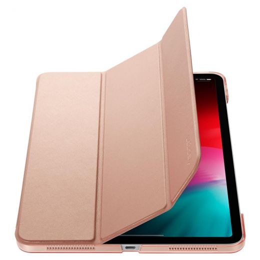 Чехол Spigen Smart Fold  (Version 2) Rose Gold для iPad Pro 12.9" (2018)