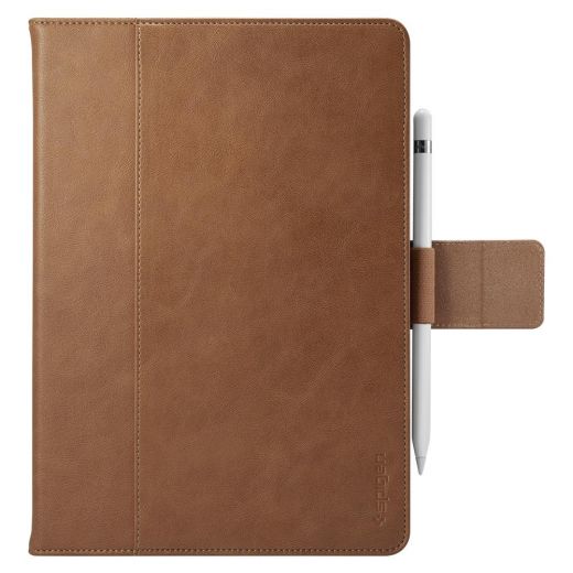 Чехол Spigen Stand Folio Brown для iPad Air 3 (2019)