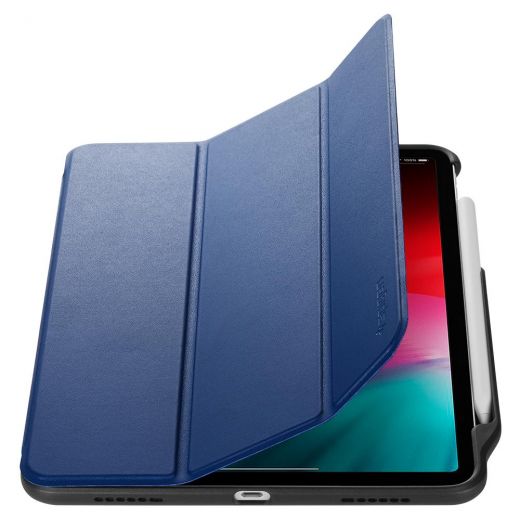 Чохол Spigen Smart Fold 2 Blue для iPad Pro 11'' (2018)