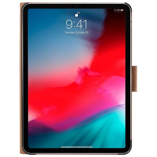 Чехол Spigen Stand Folio (Version 2) Brown для iPad Pro 11" (2018)