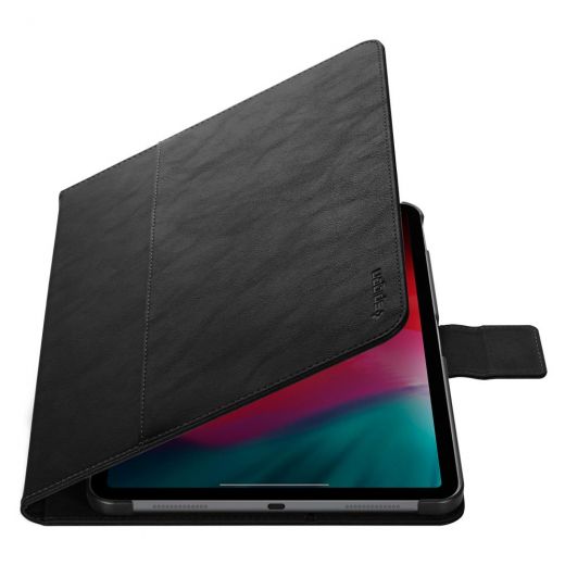 Чохол Spigen Stand Folio Black для Apple iPad Pro 12.9’ (2018)