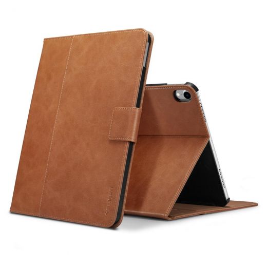 Чехол Spigen Stand Folio Brown для Apple iPad Pro 12.9’ (2018)