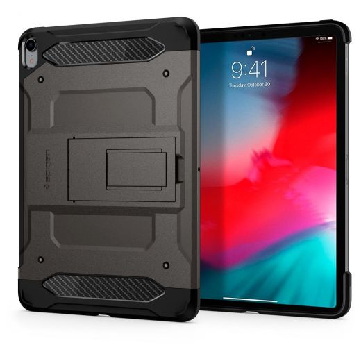 Чохол Spigen Tough Armor TECH Gunmetal для iPad Pro 12.9" (2018)