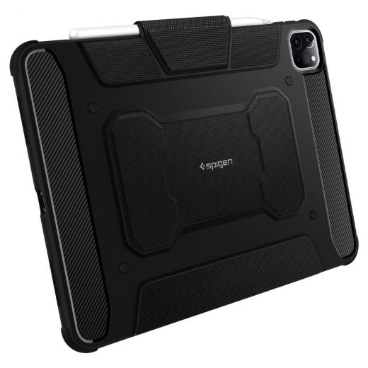 Противоударный чехол Spigen Rugged Armor Pro Black (ACS01024) для iPad Pro 11" M1 | M2 (2021 | 2022)