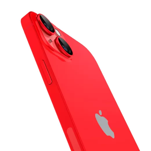 Захисне скло для камери Spigen Optik Pro Lens Protector Red (2 Pack) для iPhone 15 | 15 Plus | 14 | 14 Plus (AGL05605)