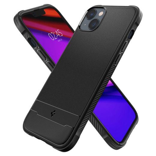 Чехол Spigen Rugged Armor (MagFit) Matte Black для iPhone 14 Plus (ACS04890)