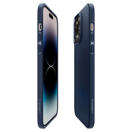 Чехол Spigen Liquid Air Navy Blue для iPhone 14 Pro Max (ACS04814)