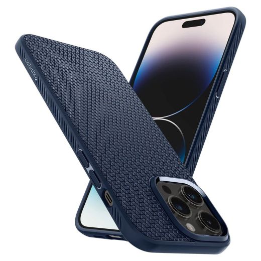 Чохол Spigen Liquid Air Navy Blue для iPhone 14 Pro (ACS04958)