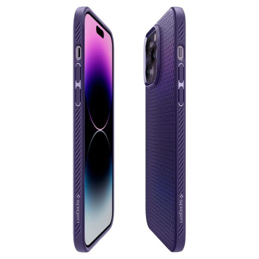 Чохол Spigen Liquid Air Deep Purple для iPhone 14 Pro Max (ACS05575)