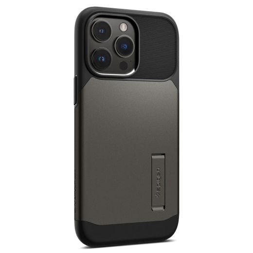 Чехол Spigen Slim Armor (MagFit) Gunmetal для iPhone 14 Pro Max (ACS04646)