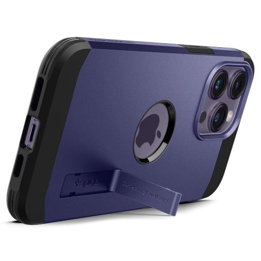 Захисний чохол Spigen Tough Armor (MagFit) Deep Purple для iPhone 14 Pro (ACS05579)