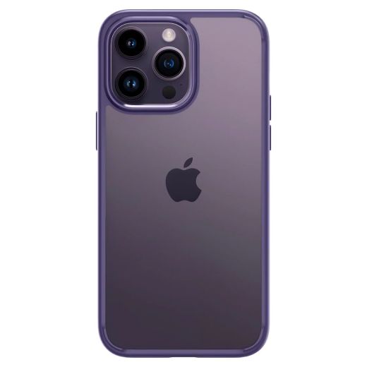 Прозрачный чехол Spigen Ultra Hybrid Deep Purple для iPhone 14 Pro Max (ACS05574)