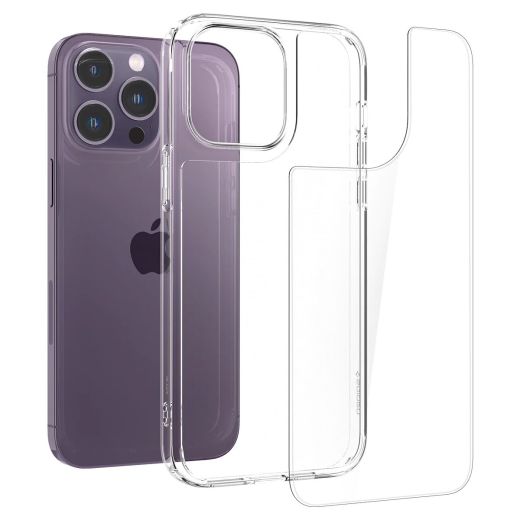 Прозрачный чехол Spigen Quartz Hybrid Crystal Clear для iPhone 14 Pro Max (ACS04830)