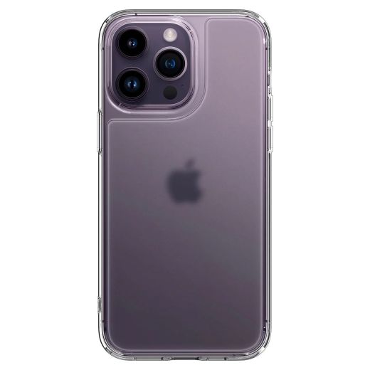 Прозорий матовий чохол Spigen Quartz Hybrid Matte Clear для iPhone 14 Pro (ACS04975)
