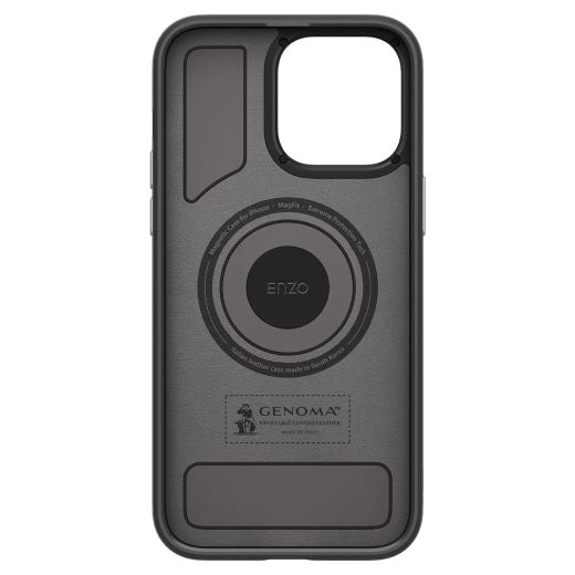 Кожаный чехол Spigen Enzo Black для iPhone 14 Pro Max (ACS04850)