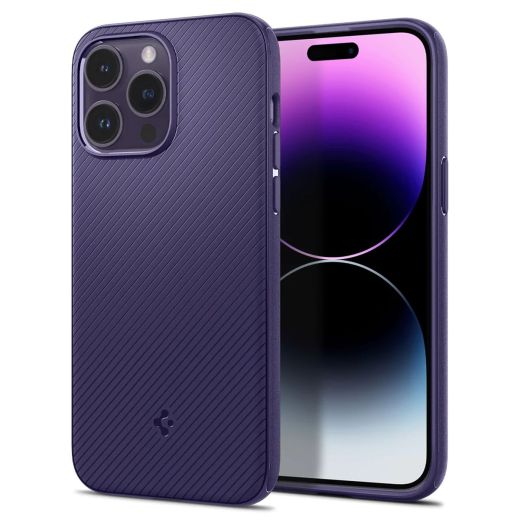 Чехол Spigen Mag Armor (MagFit) Deep Purple для iPhone 14 Pro (ACS05588)