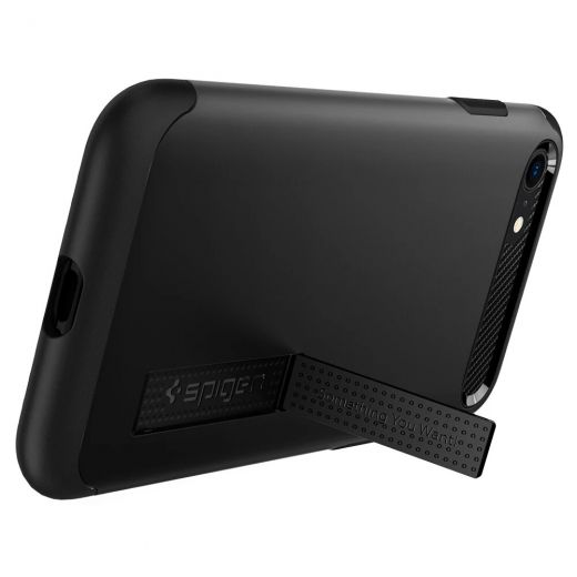 Чехол Spigen Slim Armor Black (ACS00886) для iPhone SE (2020)