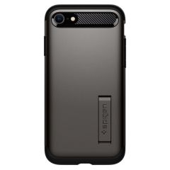 Чехол Spigen Slim Armor Gunmetal (ACS00887) для iPhone SE (2020)