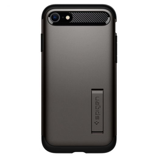 Чехол Spigen Slim Armor Gunmetal (ACS00887) для iPhone SE (2020)
