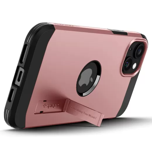 Чохол Spigen Tough Armor (MagFit) Rose Gold для iPhone 15 (ACS06813)