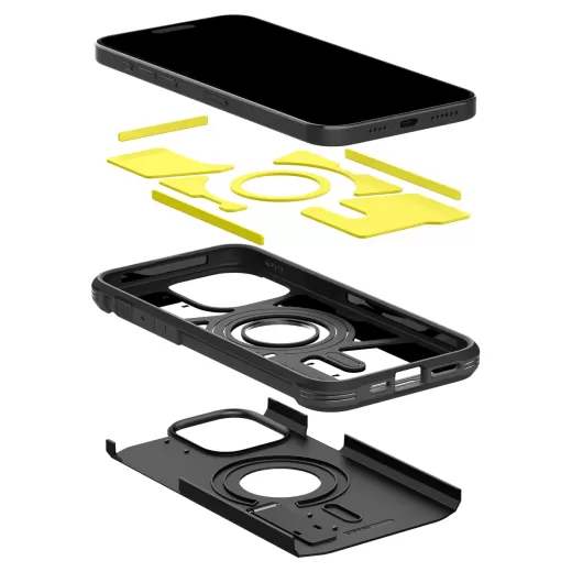 Чехол Spigen Tough Armor (MagFit) Black для iPhone 15 Pro Max (ACS06594)