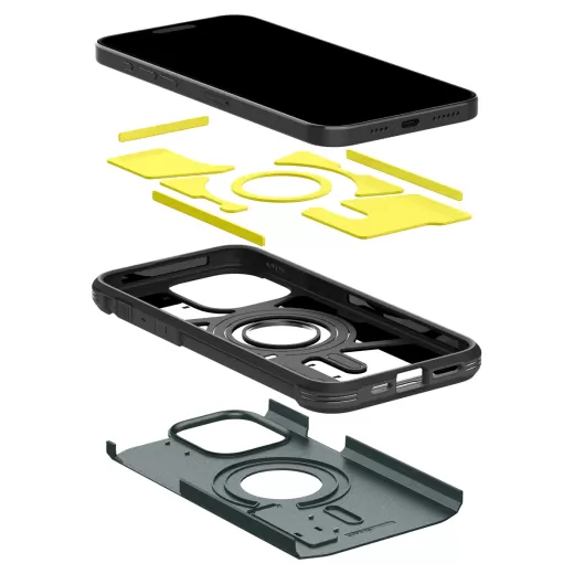 Чохол Spigen Tough Armor (MagFit) Abyss Green для iPhone 15 Pro Max (ACS06596)