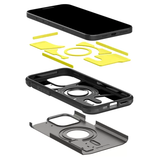 Чохол Spigen Tough Armor (MagFit) Gunmetal для iPhone 15 Pro (ACS06732)