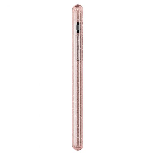 Чохол Spigen Liquid Crystal Glitter Rose Quartz для iPhone XS