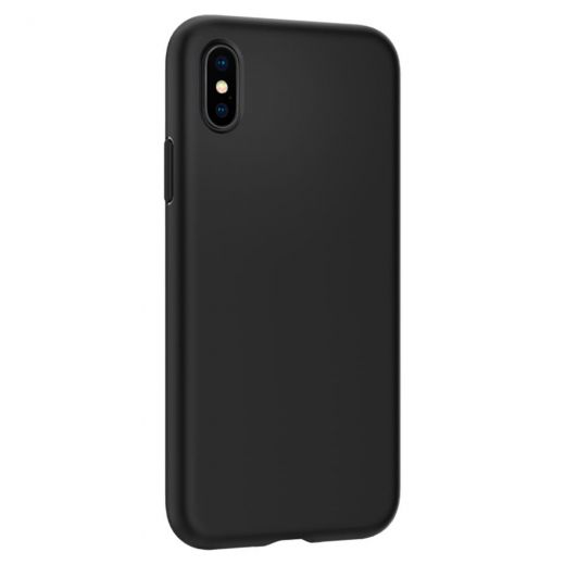 Чехол Spigen Liquid Crystal Matte Black для iPhone XS