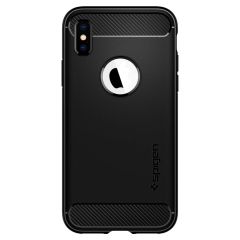 Чохол Spigen Rugged Armor Matte Black для iPhone XS