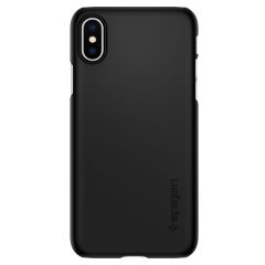 Чохол Spigen Thin Fit Matte Black для iPhone XS