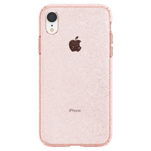 Чохол Spigen Liquid Crystal Glitter Rose Quartz для iPhone XR
