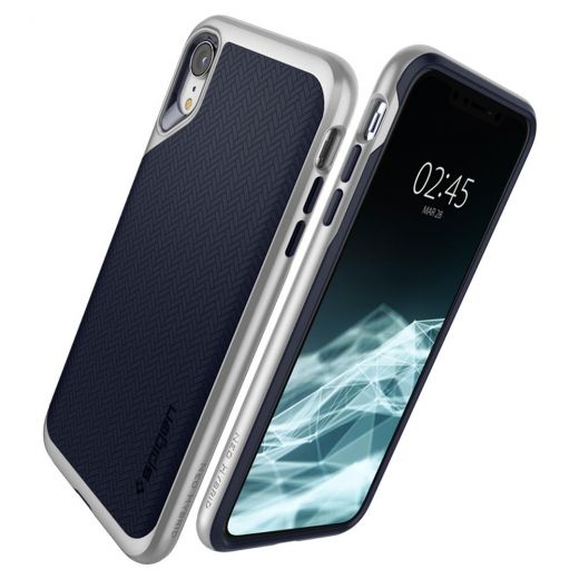 Чехол Spigen Neo Hybrid Satin Silver для iPhone XR