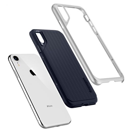 Чехол Spigen Neo Hybrid Satin Silver для iPhone XR