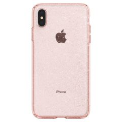 Чохол Spigen Liquid Crystal Glitter Rose Quartz для iPhone XS Max