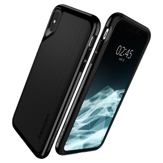 Чохол Spigen Neo Hybrid Jet Black для iPhone XS Max