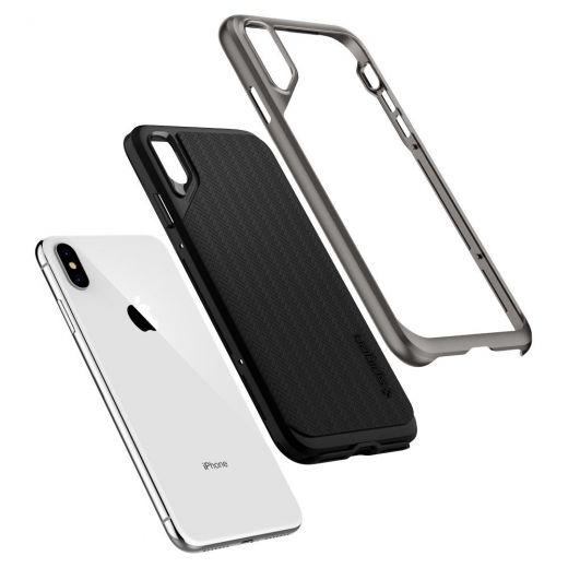 Чехол Spigen Neo Hybrid Gunmetal для iPhone XS Max